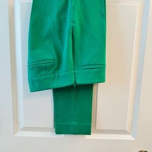 Talbots Emerald Green Cropped Ankle Pants